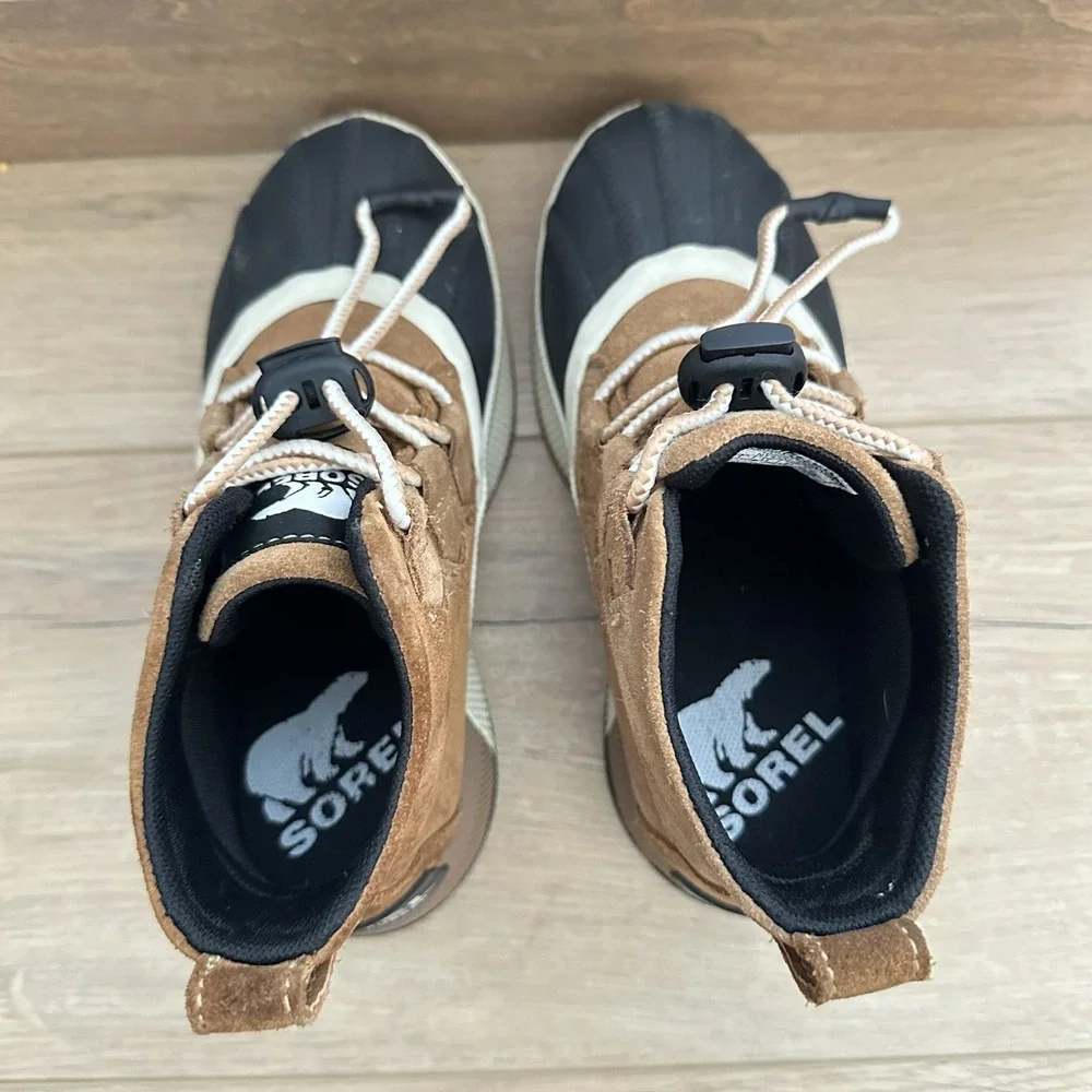 Sorel‎ Youth Out N About Classic Boot 1 Winter Waterproof Brown Suede